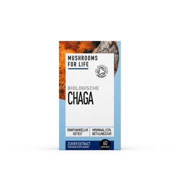 Chaga [Inonotus obliquus] Bio (Mushrooms For Life) 60 capsules
