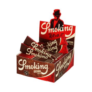 Smoking Brown Vloei Ongebleekt | King-Size Slim 