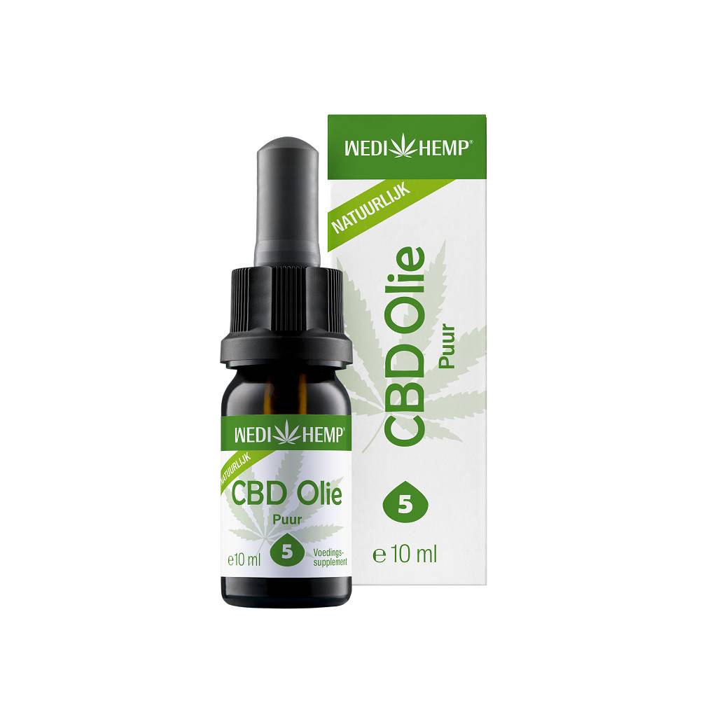 CBD Olie Puur (Wedihemp) 5% 10 ml