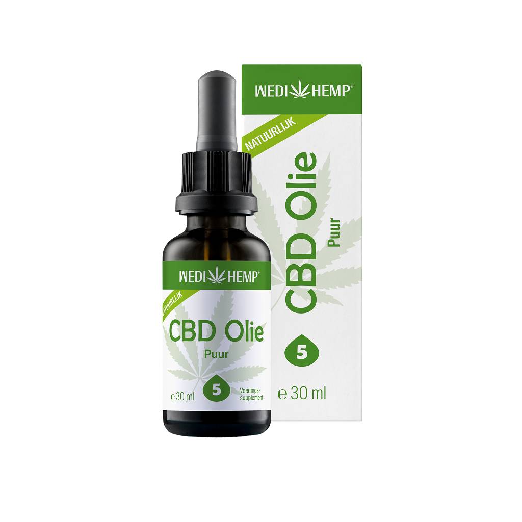 CBD Olie Puur (Wedihemp) 5% 30 ml