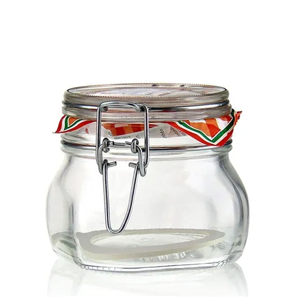 Weckpot / Glazen Potjes voor Wiet Curen 0,5 liter