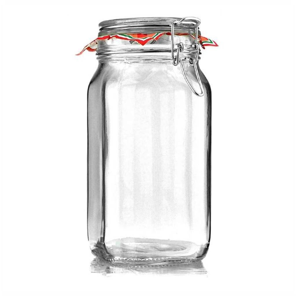 Weckpot / Glazen Potjes voor Wiet Curen 1,5 liter