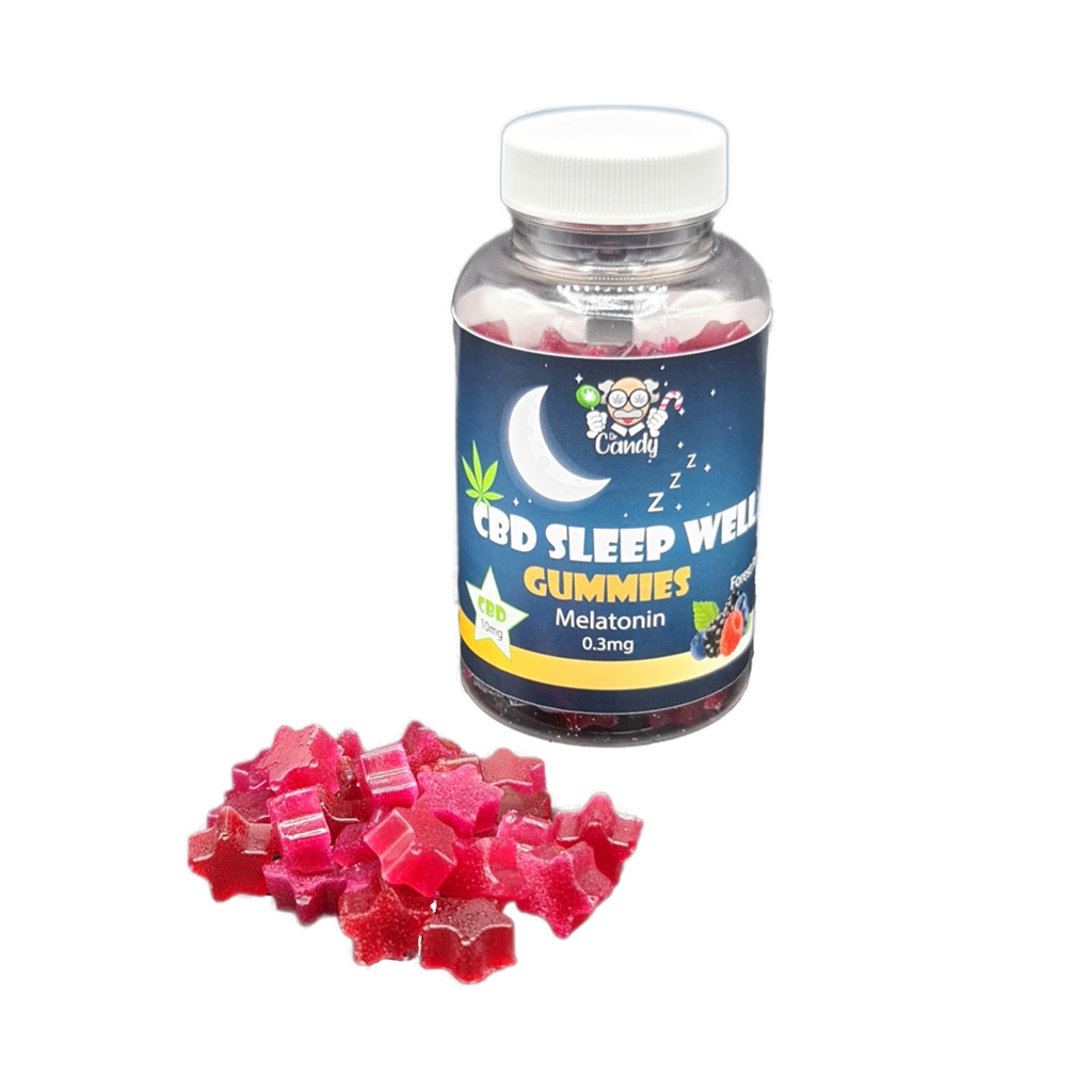 CBD Sleep Well Gummies (Dr. Candy) 10 mg 100 gram