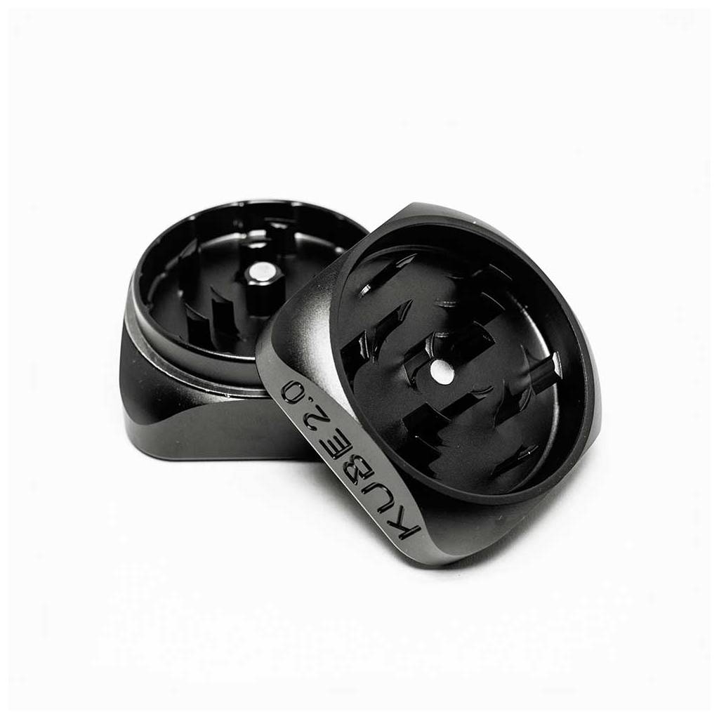 Kube Grinder 2.0 2-delig (Krush) 55 mm Zwart