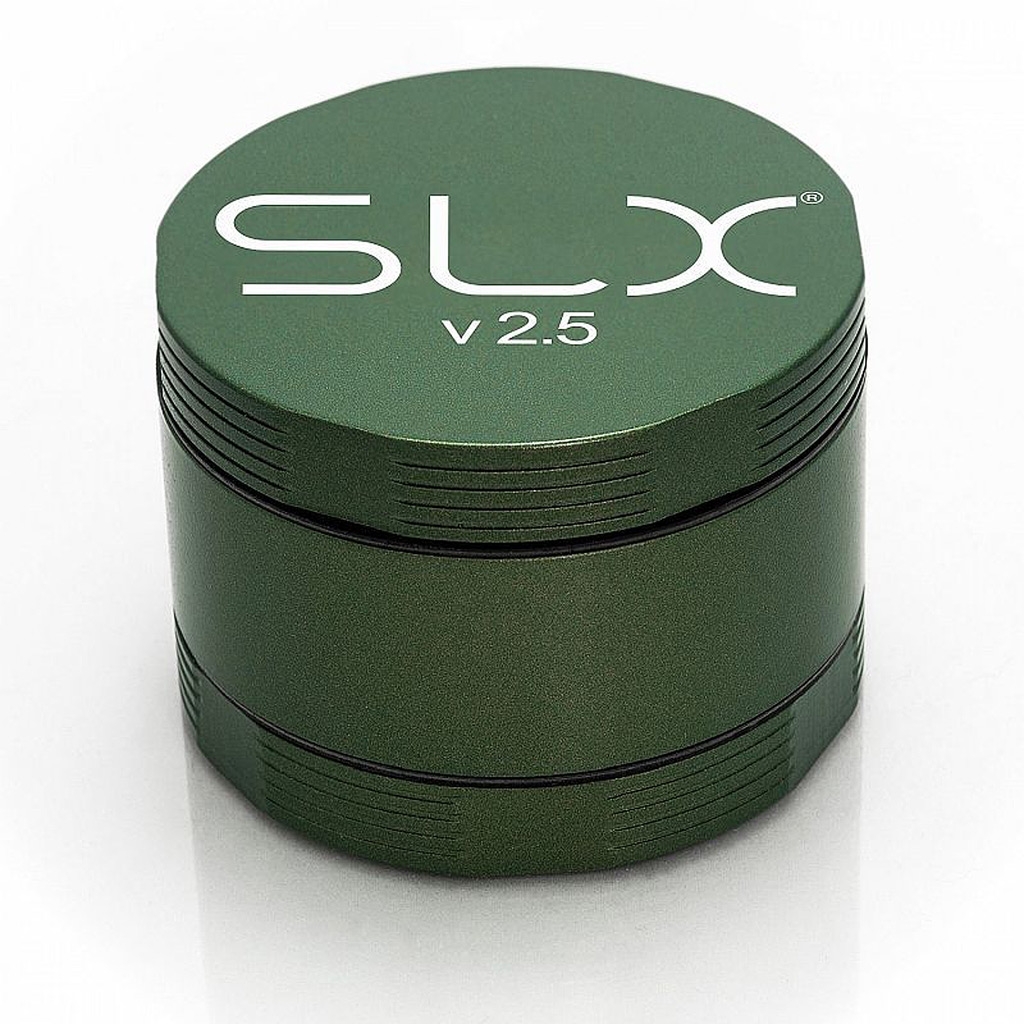 Wiet Grinder 4-delig (SLX Grinders) 62 mm Leaf Green