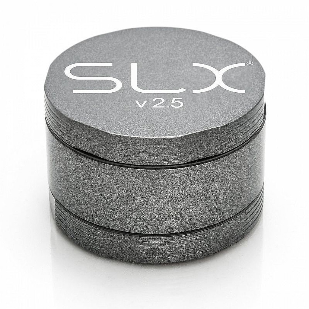 Wiet Grinder 4-delig (SLX Grinders) 62 mm Silver