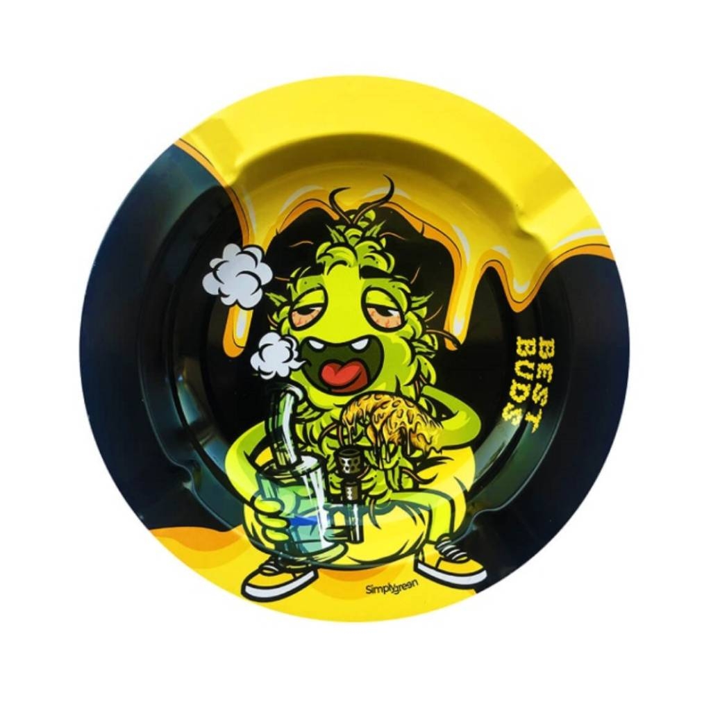 Metalen Wiet Asbak (Best Buds) Dab-All-Day